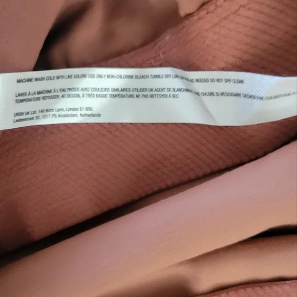 Free People Movement Rust Playset Bodysuit Raceback Pockets Size XS - Picture 8 of 8